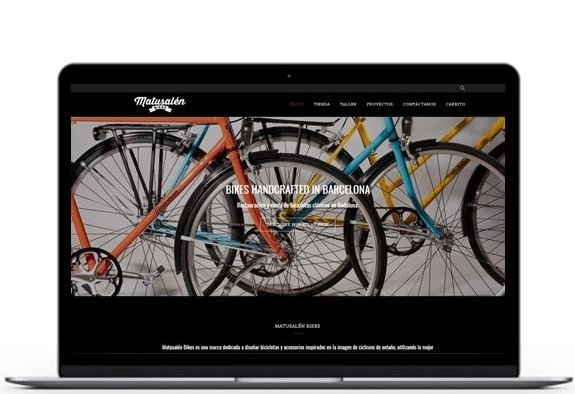 rediseno web matusalen bikes